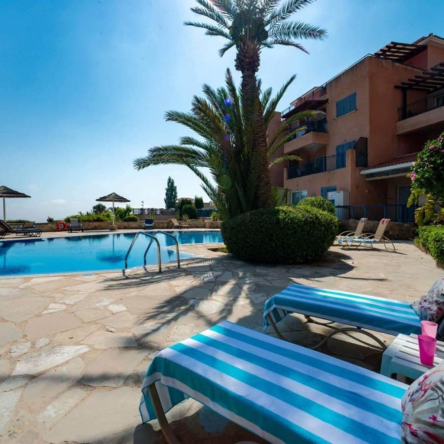 Tala Hills Sea View Apartment Paphos Exteriör bild